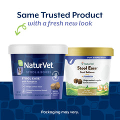 Close-up of NaturVet Stool Ease soft chews for simple dosing.