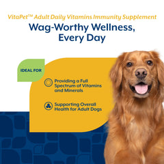 NaturVet VitaPet made in USA facility label, manufactured in an FDA-audited cGMP facility.