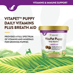 NaturVet VitaPet coat glow due to omega-rich formula.