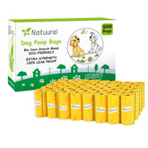 Natuural biodegradable poop bag roll for eco-friendly cleanup