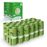 Natuural certified compostable dog poop bags with 270-count pack for eco-friendly cleanup.