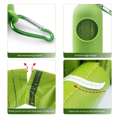 Natuural leak proof bags keep odors contained during walks.