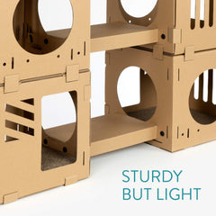 Navaris assembly-tower shows easy setup and adaptable layout for home rooms.