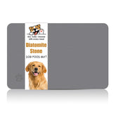 NAVKONY diatomite stone pet feeding mat absorbs spills instantly, keeping floors clean.