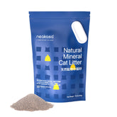 Neakasa mineral cat litter 8kg packaging ready for use and storage benefits.