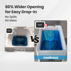 Neakasa PooGuard 7-layer EVOH bags provide strong odor containment.