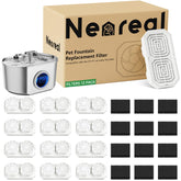 Neareal cat fountain filters pack, front view, easy replacements for busy multi-pet homes.