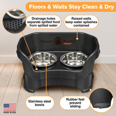 Neater Feeder Deluxe medium-dog size fit ideal for Beagles and Corgis.