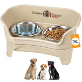 Neater Feeder Express mess-proof station keeps spills contained and floors clean.