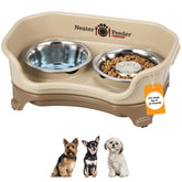 Neater Feeder Express mess-proof top basin keeps spills contained for a cleaner floor.