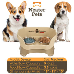 Neater Feeder non-slip feet keep the feeding station stable.