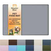Neater Mat under bowls 16x10 protects floors from spills.