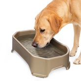Neater Pet Brands extralarge outdoor water bowl with 1.25 gallon capacity for dogs, reducing refills during hot days