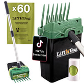 Neater Pet Brands Lift N’ Bag 2.0 scooper enables quick one-handed yard cleanup.