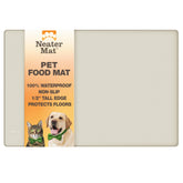 Neater Mat under bowls protects floors from spills.