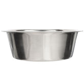 Neater Pet Brands stainless steel bowl top view shows 16-cup (128 oz) capacity for large dogs.
