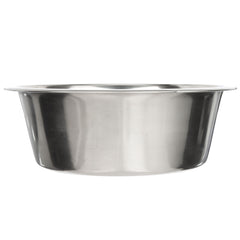 Neater Pet Brands stainless steel bowl top view shows 16-cup (128 oz) capacity for large dogs.