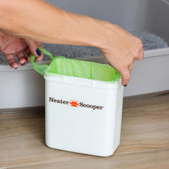 Six-box Neater Scooper refill bags set containing 90 bags for convenient waste handling