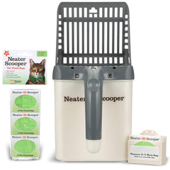 Neater Scooper one-handed operation enables quick daily scooping.