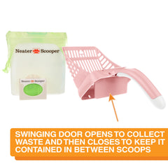 60 refill bags and dispenser included for quick refills.