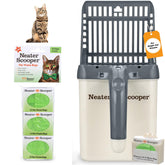 Neater Scooper standard with bag dispenser attached for mess-free litter removal.