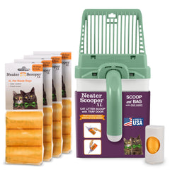 Neater Scooper XL bag-dispenser attachment keeps waste contained for mess-free cleanup