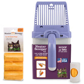 Neater Scooper XL cat litter scoop with ergonomic handle for one-handed use.