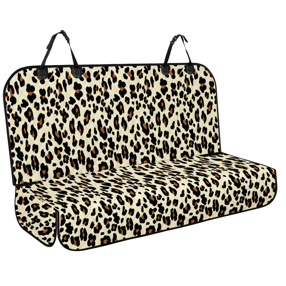 NECKORY backseat cover for dogs demonstrates waterproof protection for upholstery.
