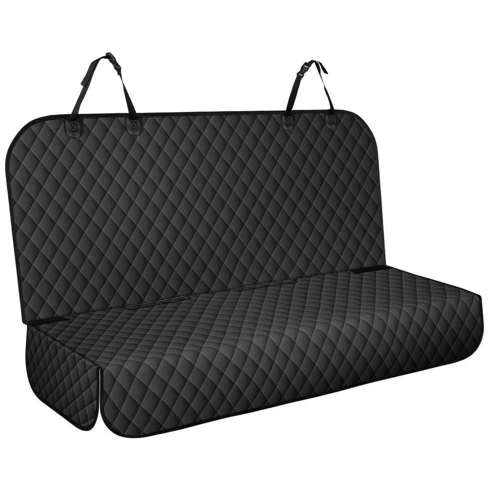 NECKORY backseat cover for dogs with waterproof layer protects seats from spills.