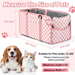 NECKORY Console Dog Seat center-console fit demonstrates secure placement during drives.