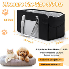NECKORY dog car seat safety leash clip helps secure pet