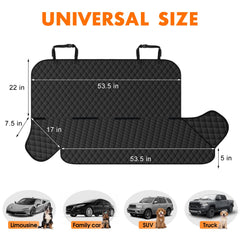 NECKORY dog seat protector non-slip keeps pets secure during travel