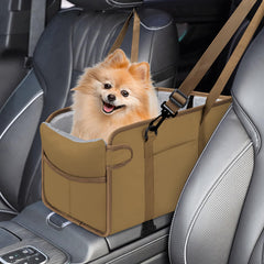 NECKORY portable dog car seat for small dogs offers secure travel and easy installation