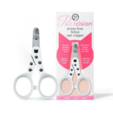 Necoichi Purrcision nail clipper front view showing precise lever action for confident trims.
