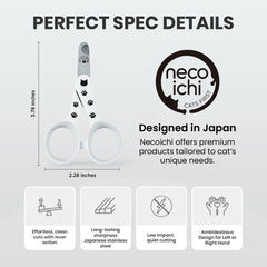 Necoichi Purrcision side grip demonstrates ergonomic handling for steadier cutting.