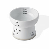 NECOICHI raised cat water bowl with elevated porcelain design supports comfortable drinking posture.