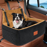 NEEZUKAR dog car seat large-size for secure travel.