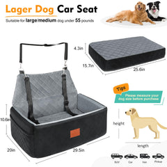 NEEZUKAR large dog seat foam cushion ensures a comfortable ride