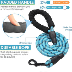 NEOGULY 3-dog leash with reflective stitching to enhance night visibility