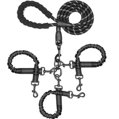 NEOGULY 3-dog leash with tangle-free design for smoother walks with multiple dogs