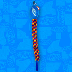 Nerf Dog Rainbow Vortex Chain Tug weather resistant durable construction for outdoor use