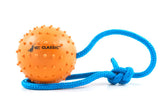 Nero Ball Classic rope-and-ball closeup showing durable training toy
