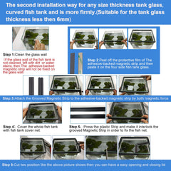 NestBasics corner buckles secure lid for curved tanks, ensuring snug fit.