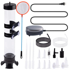 NestBasics silver air pump delivering steady oxygen to hatchery setup
