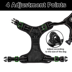 NESTROAD No Pull Harness side-entry design eases wearing without pulling.