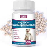 Netrca dog nasal congestion relief pack promotes easier breathing.