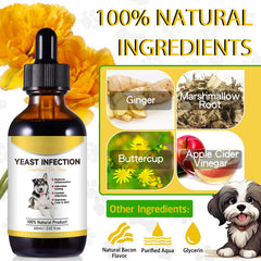 Netwik yeast treatment supports coat and skin wellness in dogs.