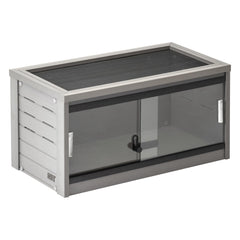 New Age Pet Mojave Reptile Lounge front doors for easy feeding and cleaning