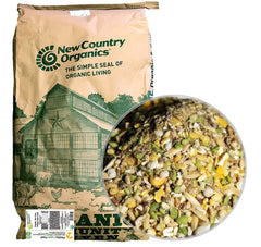 New Country Organics Classic Layer Feed bag highlights soy-free formula for healthier hens.