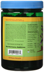 New Life Spectrum Naturox Optimum Flakes during feeding supports vivid color in freshwater fish.